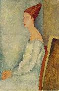 Portrait de Jeanne Hebuterne Amedeo Modigliani